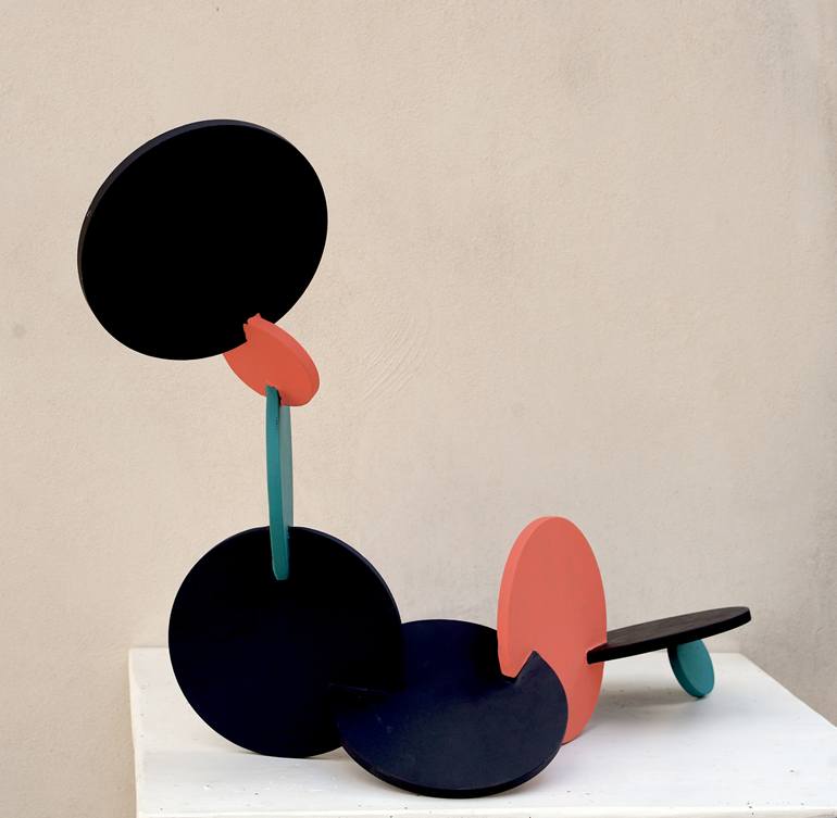 Original Contemporary Abstract Sculpture by Pavlovskydesign Metal And Paintings
