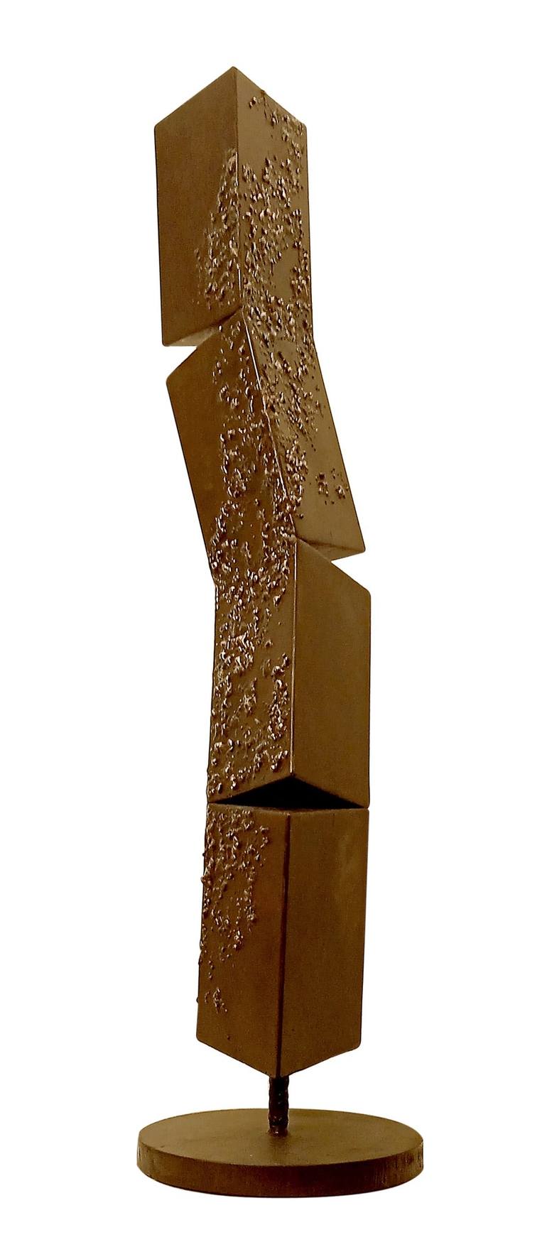 Original Abstract Sculpture by PAVLOVSKYDESIGN metal and paintings