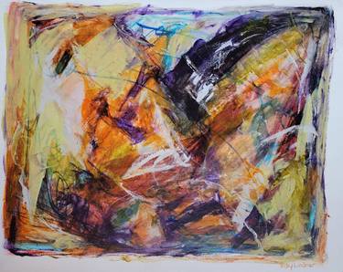 Original Abstract Expressionism Abstract Paintings by Ruby Lindner