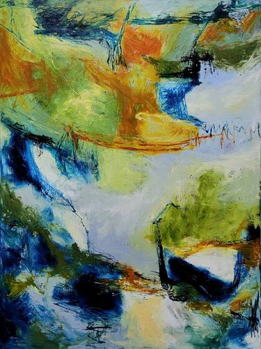 Original Abstract Nature Painting by Ruby Lindner
