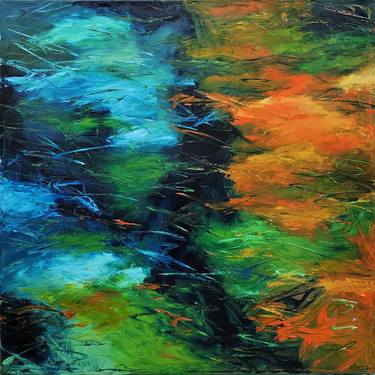 Original Abstract Water Paintings by Ruby Lindner