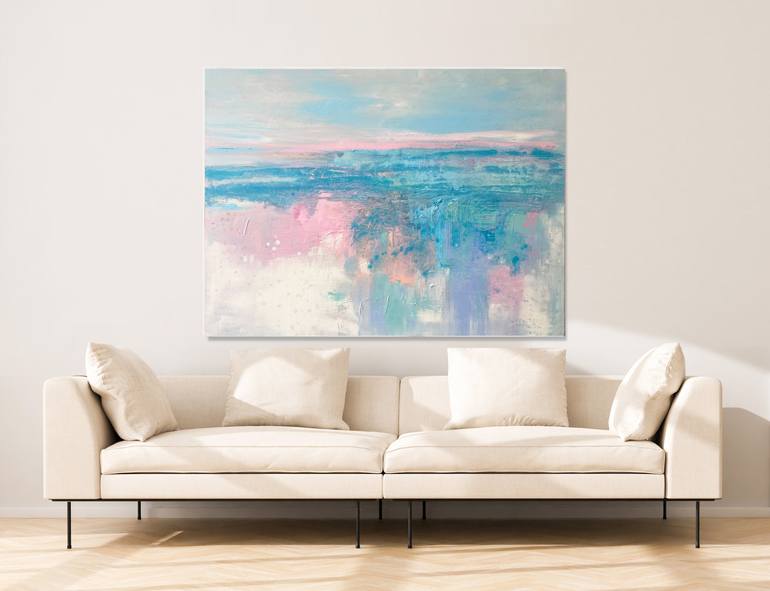 Original Abstract Landscape Painting by Kathleen Rhee