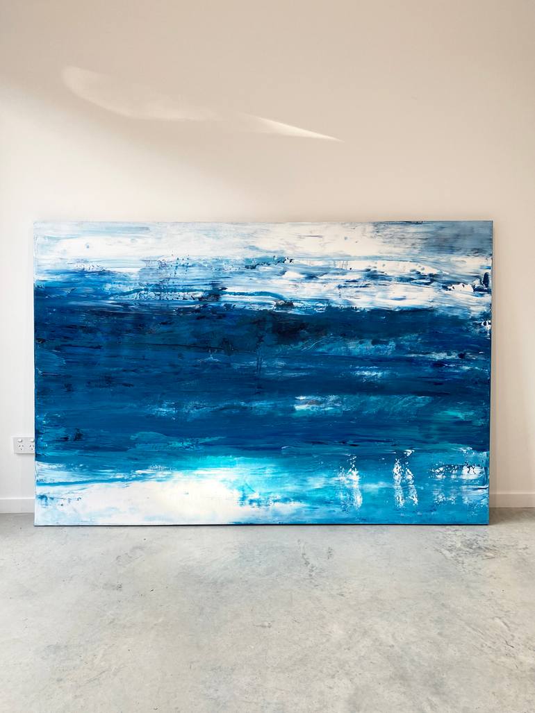 Original Abstract Expressionism Abstract Painting by Kathleen Rhee