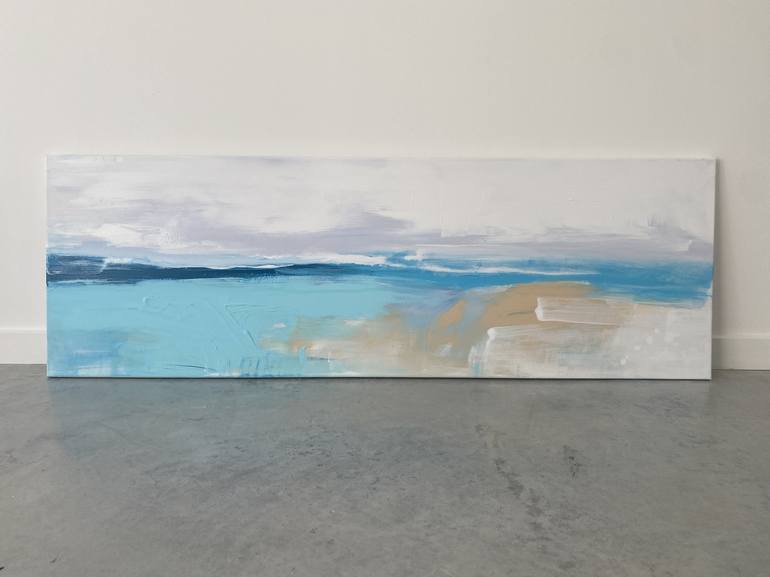 Original Abstract Beach Painting by Kathleen Rhee