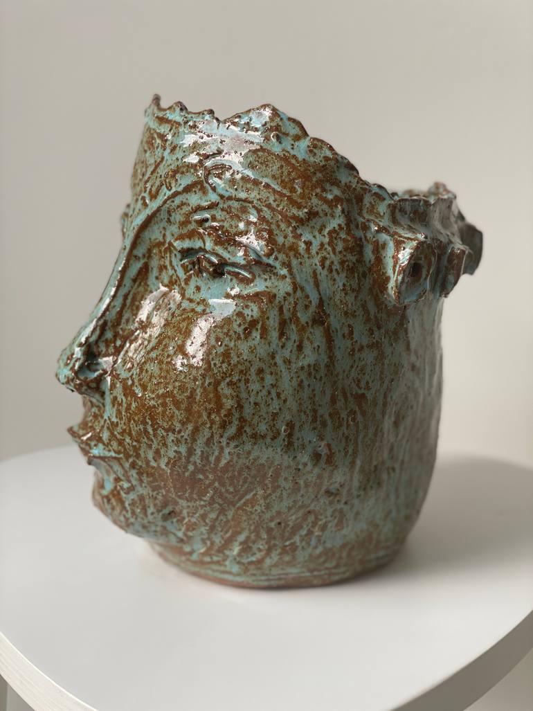 Original Abstract People Sculpture by Kathleen Rhee