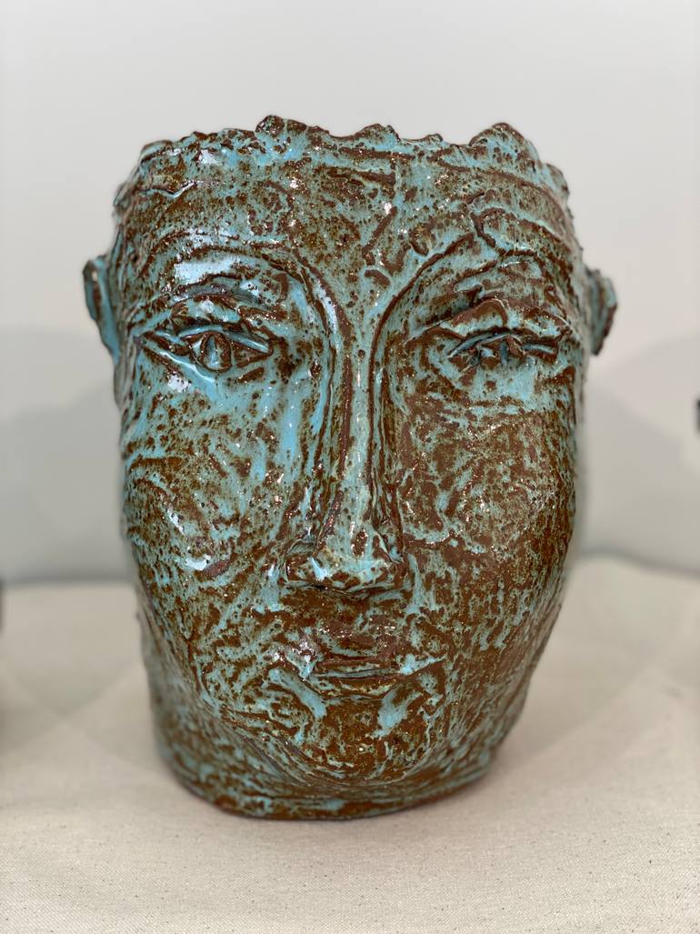 Original Abstract People Sculpture by Kathleen Rhee