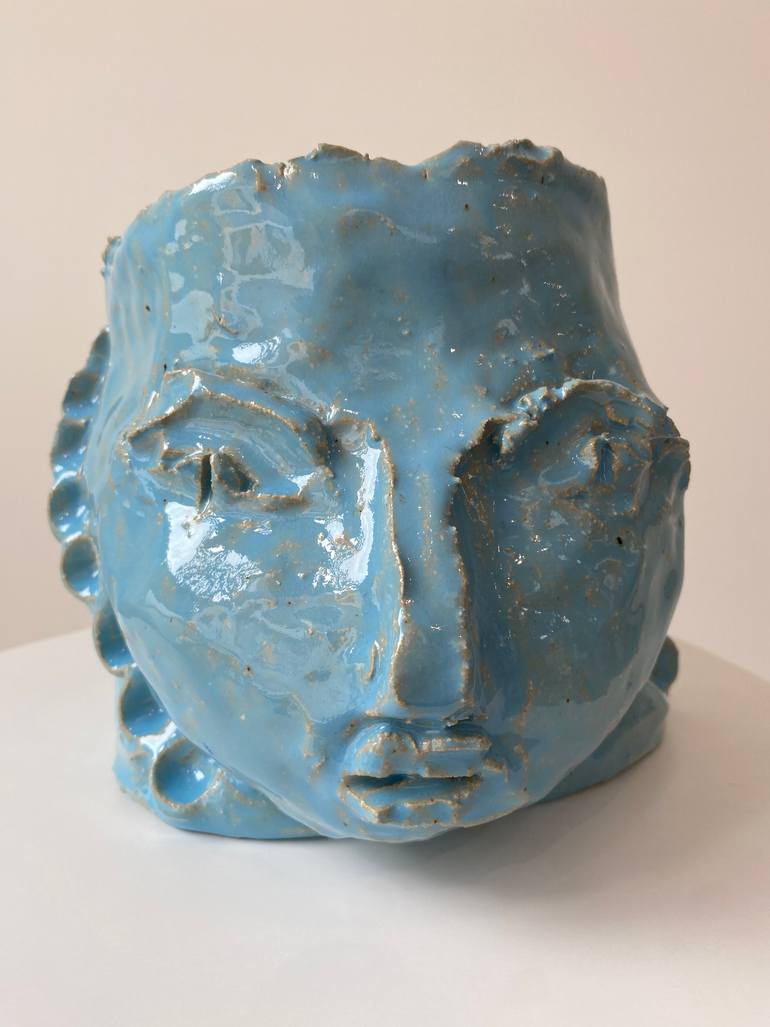 Original Abstract People Sculpture by Kathleen Rhee