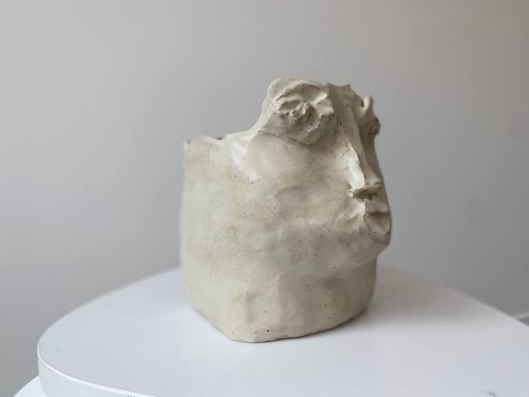 Original Abstract People Sculpture by Kathleen Rhee