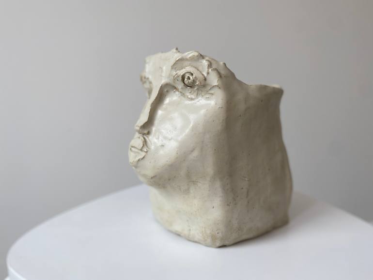 Original Abstract People Sculpture by Kathleen Rhee