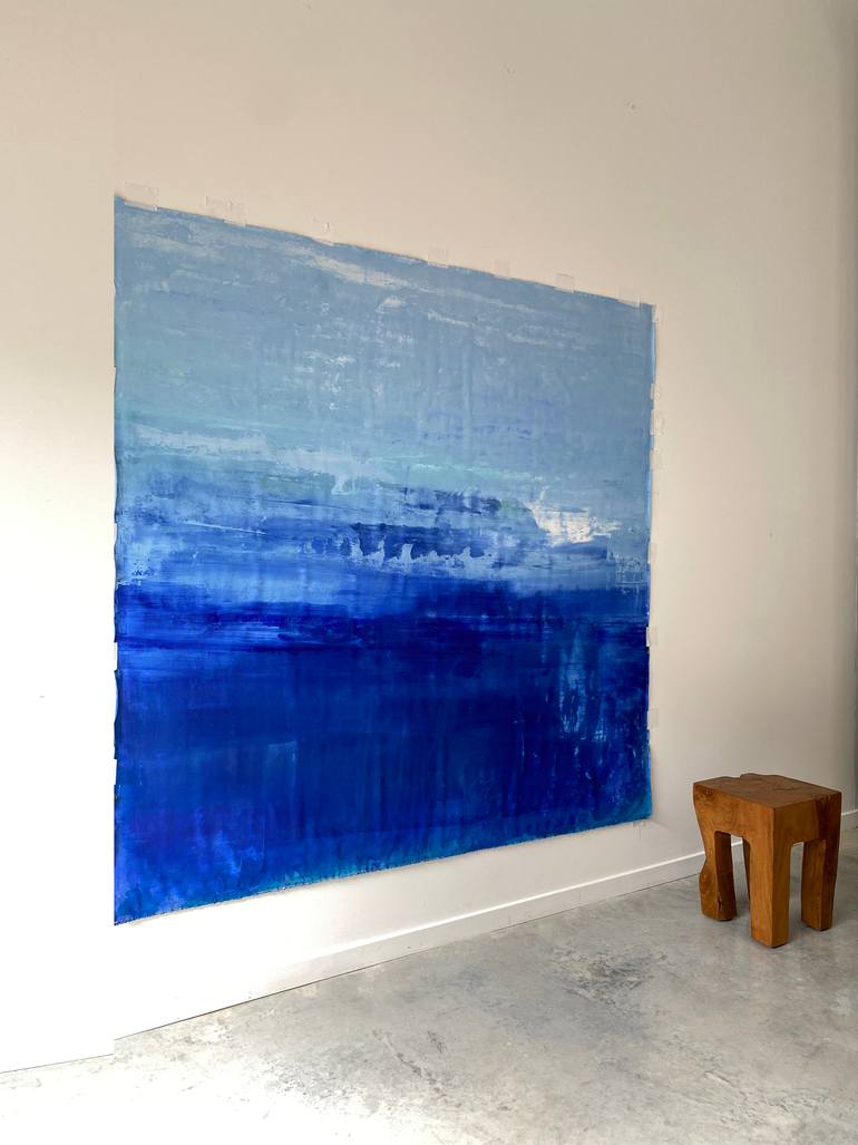 Original Abstract Expressionism Abstract Painting by Kathleen Rhee