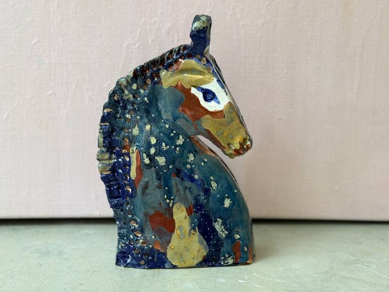 Original Figurative Horse Sculpture by Kathleen Rhee