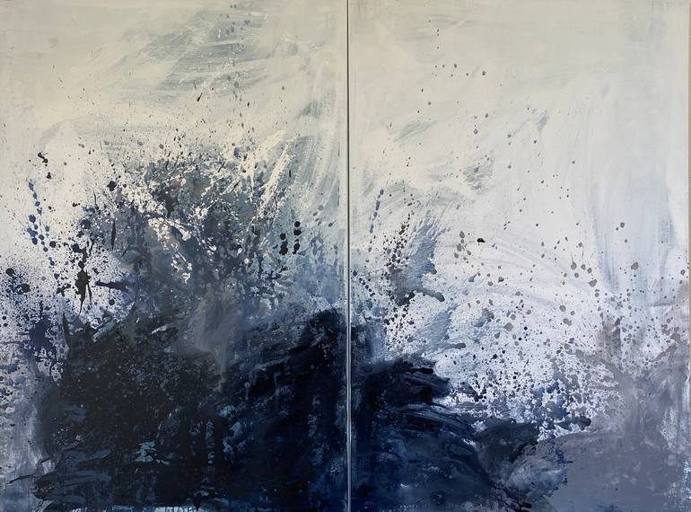 The Wave Painting by Kathleen Rhee | Saatchi Art