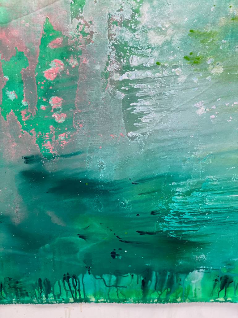 Original Abstract Expressionism Abstract Painting by Kathleen Rhee