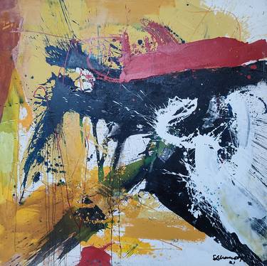 Original Abstract Expressionism Abstract Paintings by Suliyat Buamar
