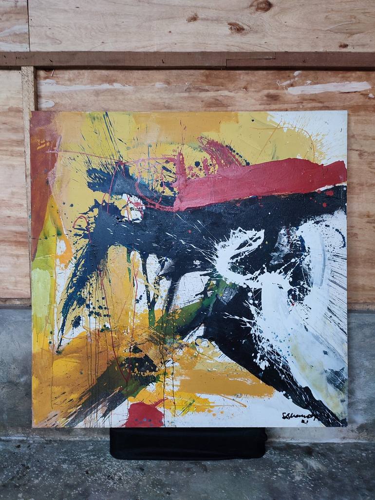 Original Abstract Painting by Suliyat Buamar