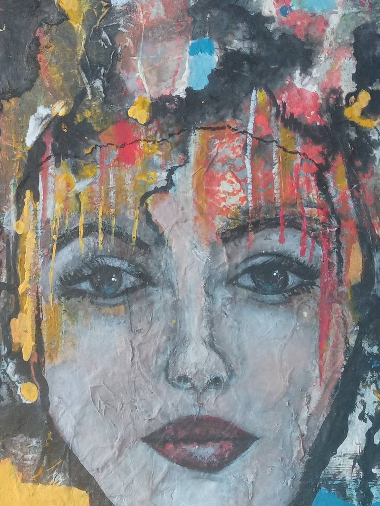 Original Portraiture Women Painting by Sylvie Oliveri