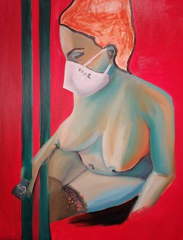 Original Figurative Nude Paintings by Tamara Berger