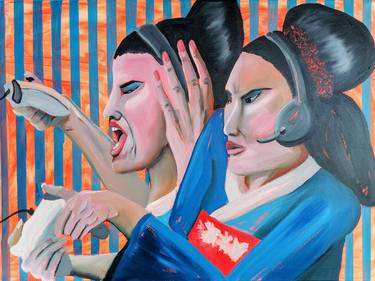 Original Figurative Women Paintings by Tamara Berger