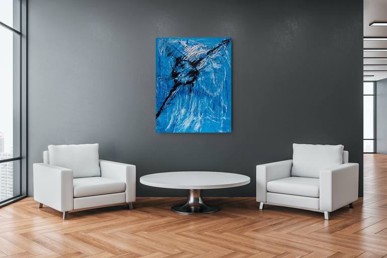 Original Abstract Expressionism Abstract Painting by Olga De Weck