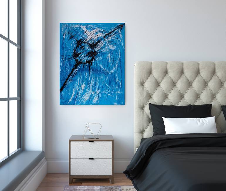 Original Abstract Expressionism Abstract Painting by Olga De Weck