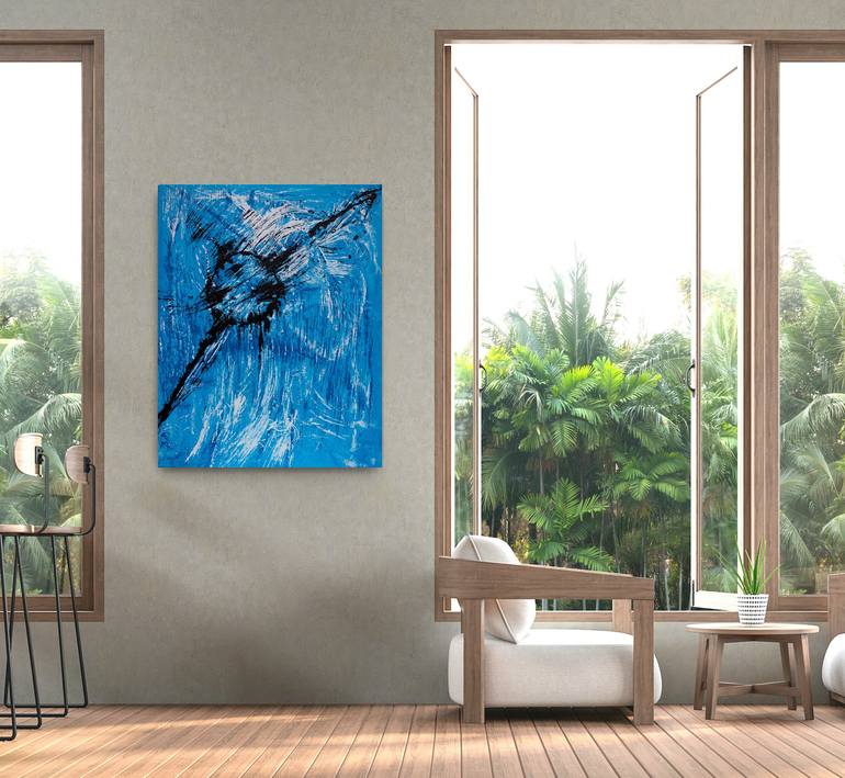 Original Abstract Expressionism Abstract Painting by Olga De Weck