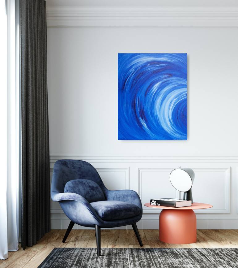 Original Abstract Painting by Olga de Weck