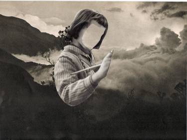 Original Dada Children Collage by Kerstin Stephan