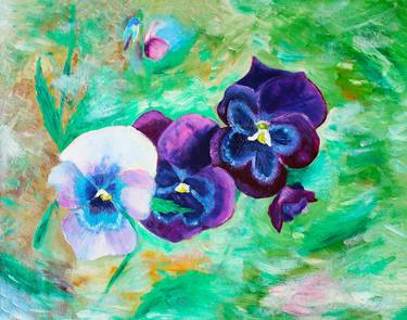 Print of Expressionism Botanic Paintings by Olga Strogonova