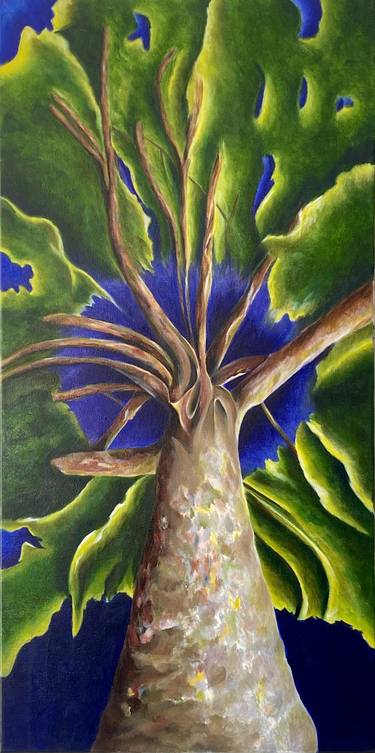 Original Tree Paintings by Jchadima Beaux Arts