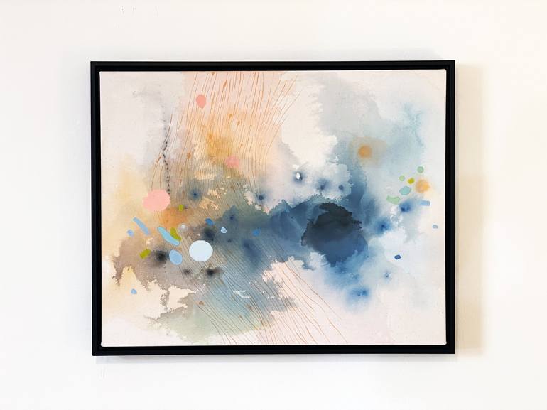 Original Abstract Expressionism Abstract Painting by Sarah Rockower