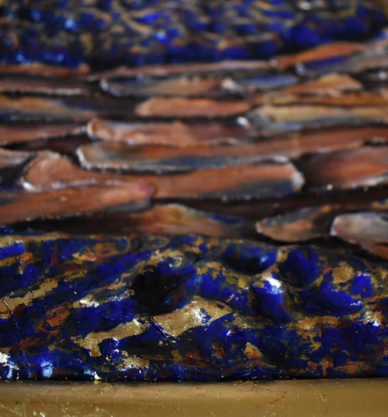 Original Abstract Expressionism Abstract Mixed Media by Kate Davitashvili