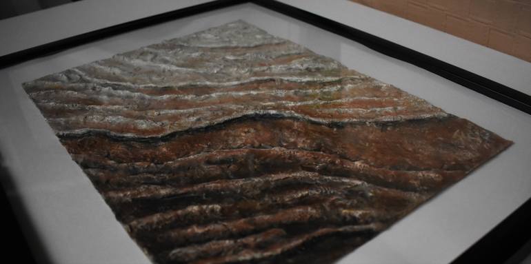 Original Abstract Expressionism Abstract Mixed Media by Kate Davitashvili