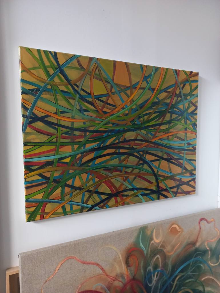 Original Abstract Painting by Jacco Hinke