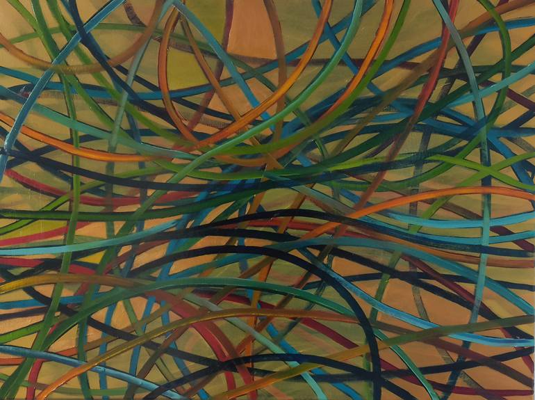 Original Abstract Painting by Jacco Hinke