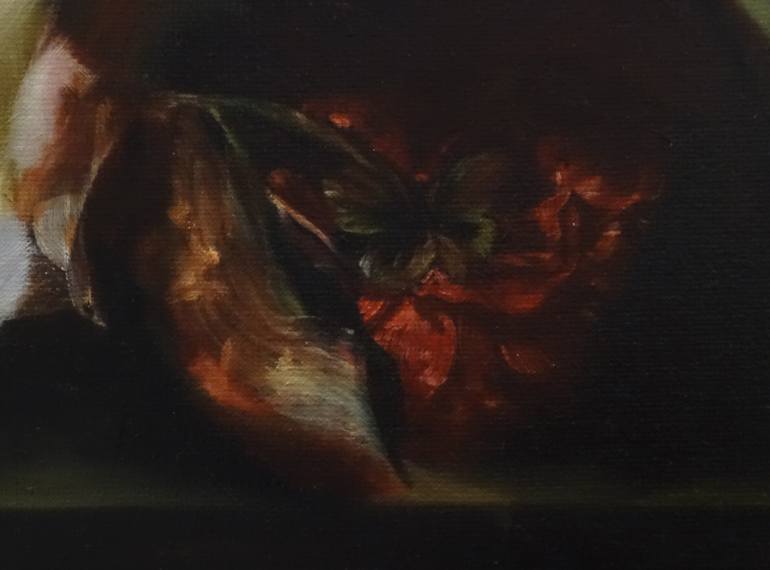 Original Abstract Floral Painting by Jacco Hinke Schouten