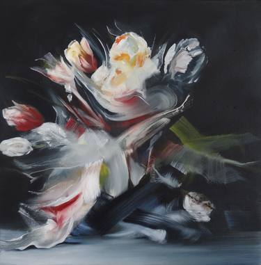 Saatchi Art Artist Jacco Hinke; Painting, “Still life with flowers” #art