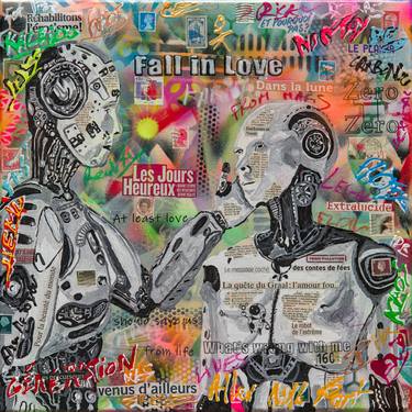 Print of Figurative Love Paintings by Patrice Chambrier