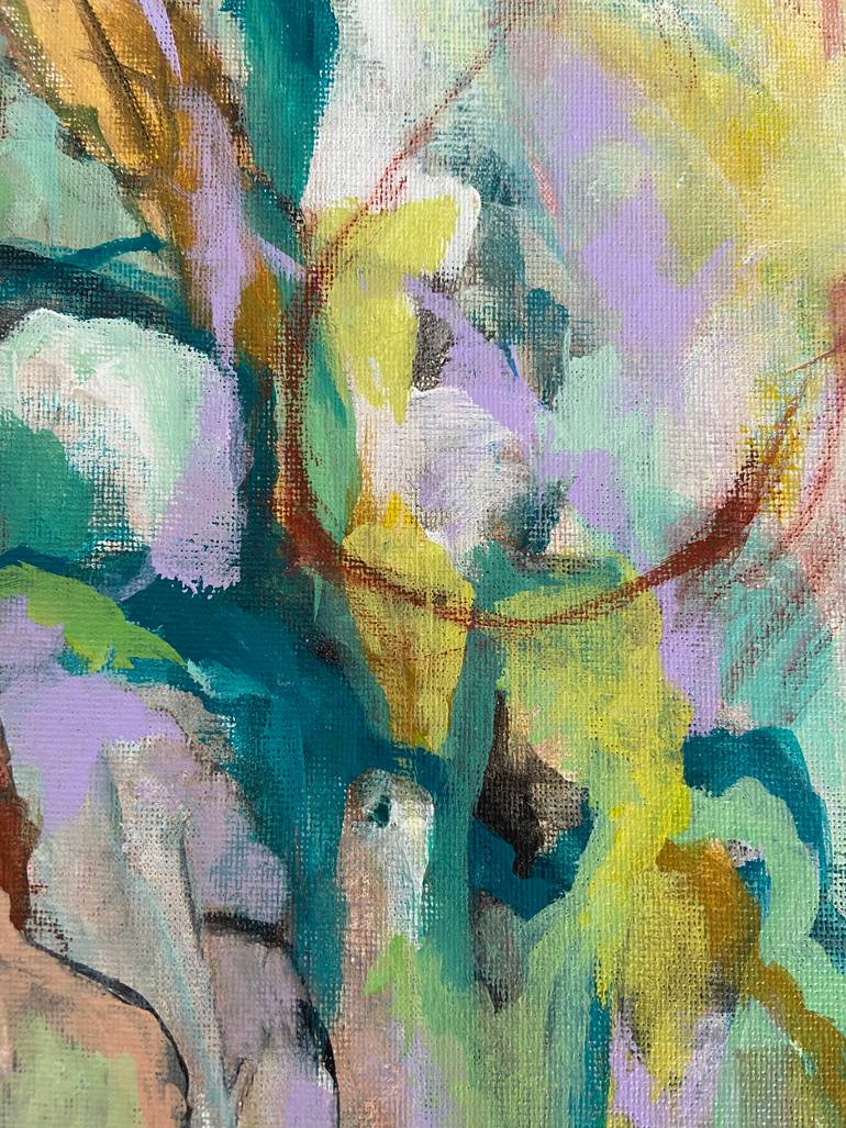 Original Abstract Expressionism Abstract Painting by Brenda Rodriguez