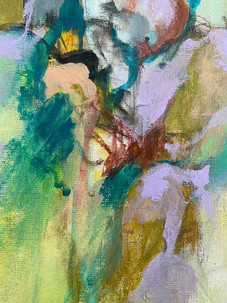Original Abstract Expressionism Abstract Painting by Brenda Rodriguez
