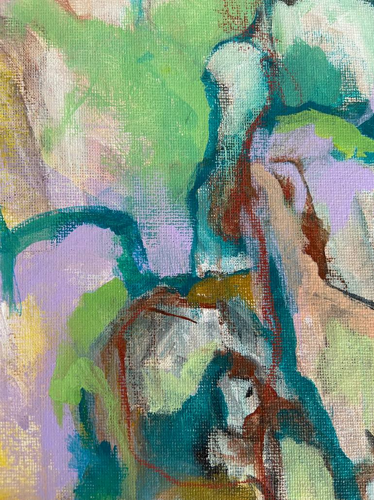 Original Abstract Expressionism Abstract Painting by Brenda Rodriguez
