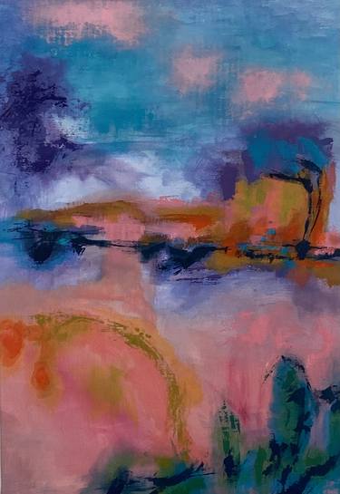 Original Abstract Expressionism Abstract Paintings by Brenda Rodriguez