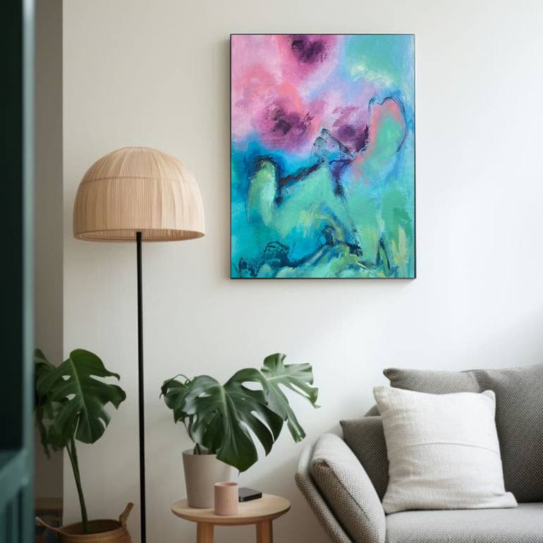 Original Abstract Painting by Brenda Rodriguez