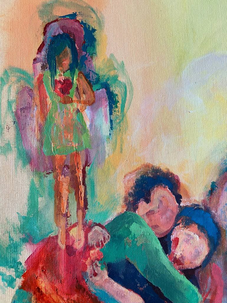 Original Abstract Expressionism Abstract Painting by Brenda Rodriguez