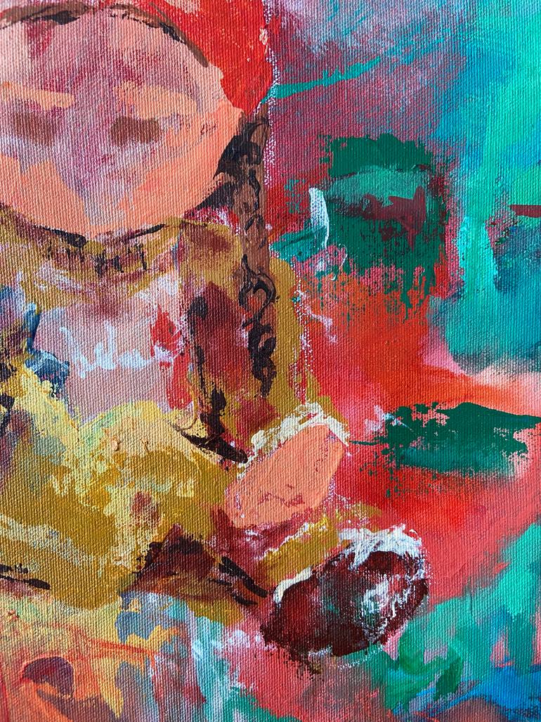 Original Abstract Expressionism Abstract Painting by Brenda Rodriguez