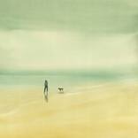 walking dog by Flavia Cuddemi