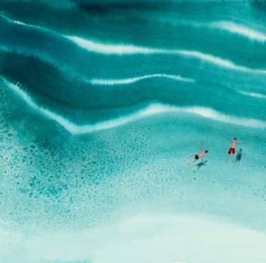 Print of Figurative Seascape Paintings by Flavia Cuddemi
