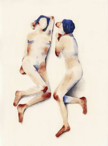 Original Erotic Paintings by Flavia Cuddemi