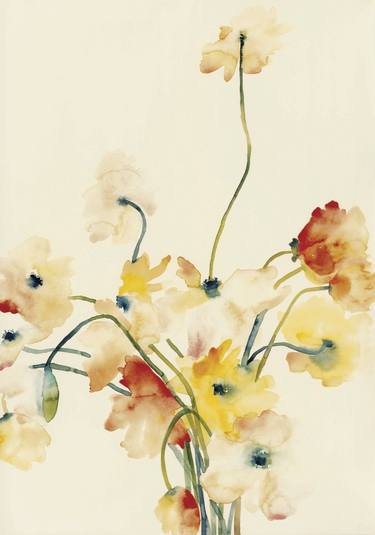 Original Floral Paintings by Flavia Cuddemi