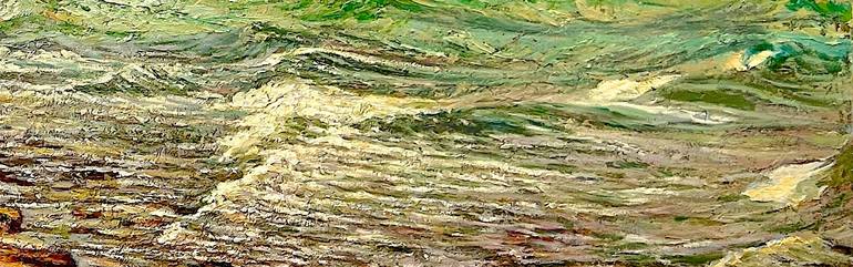 Original Impressionism Landscape Painting by Dong Waverka