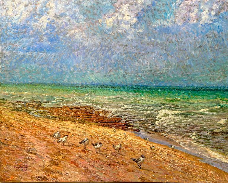 Original Impressionism Landscape Painting by Dong Waverka